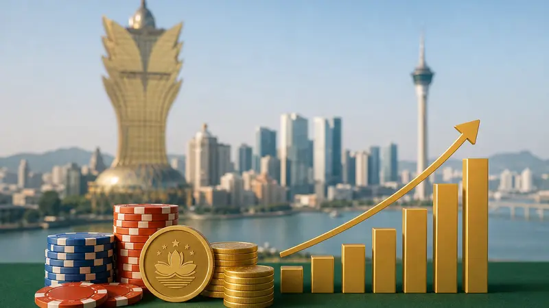 Pendapatan Kasino Macau Juli Terkoreksi Namun Lampaui Juni